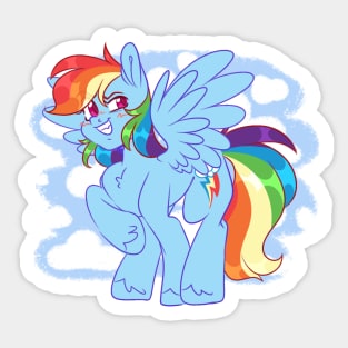 MLP: FiM: Rainbow Dash Sticker